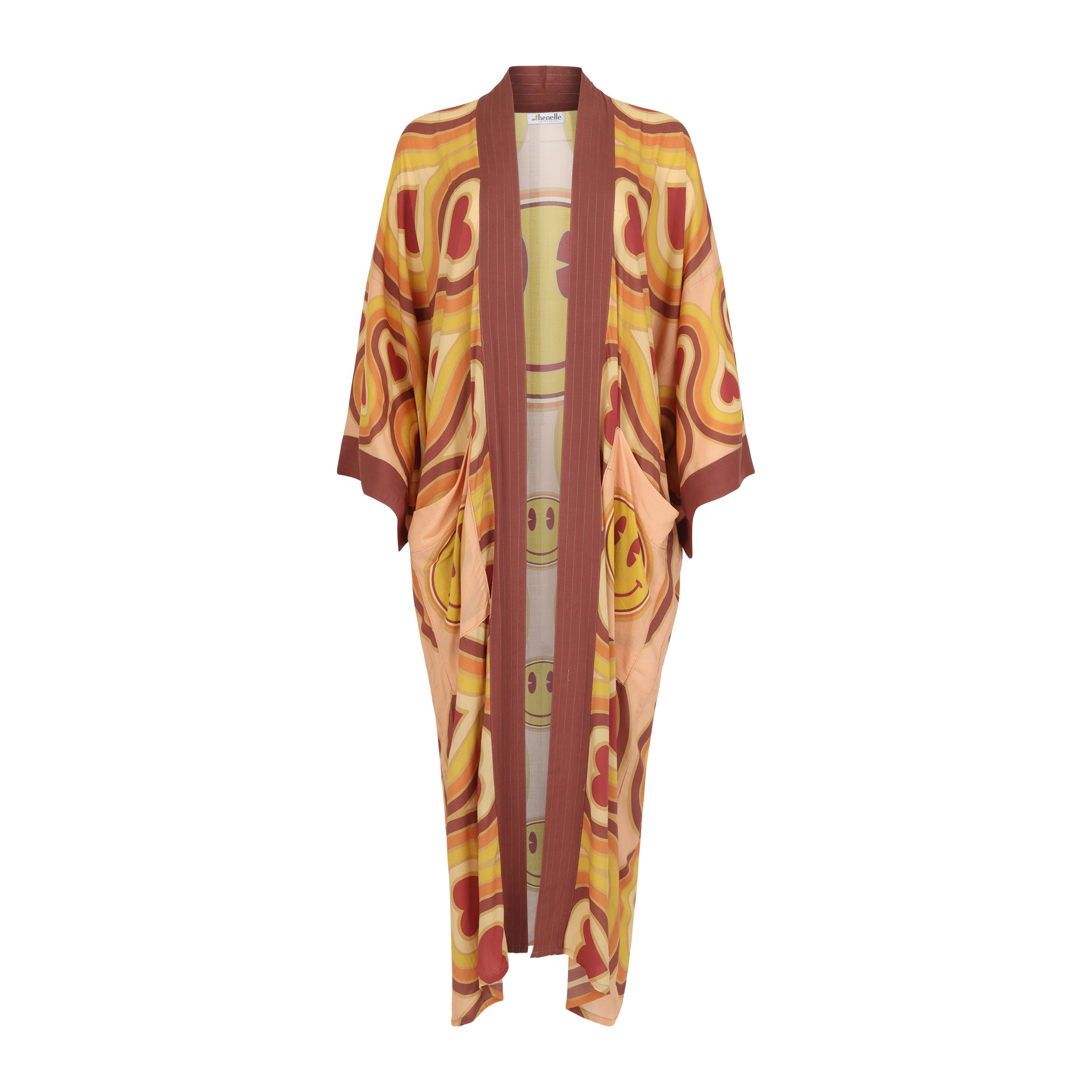 Wonderlust Smiley Duster Robe
