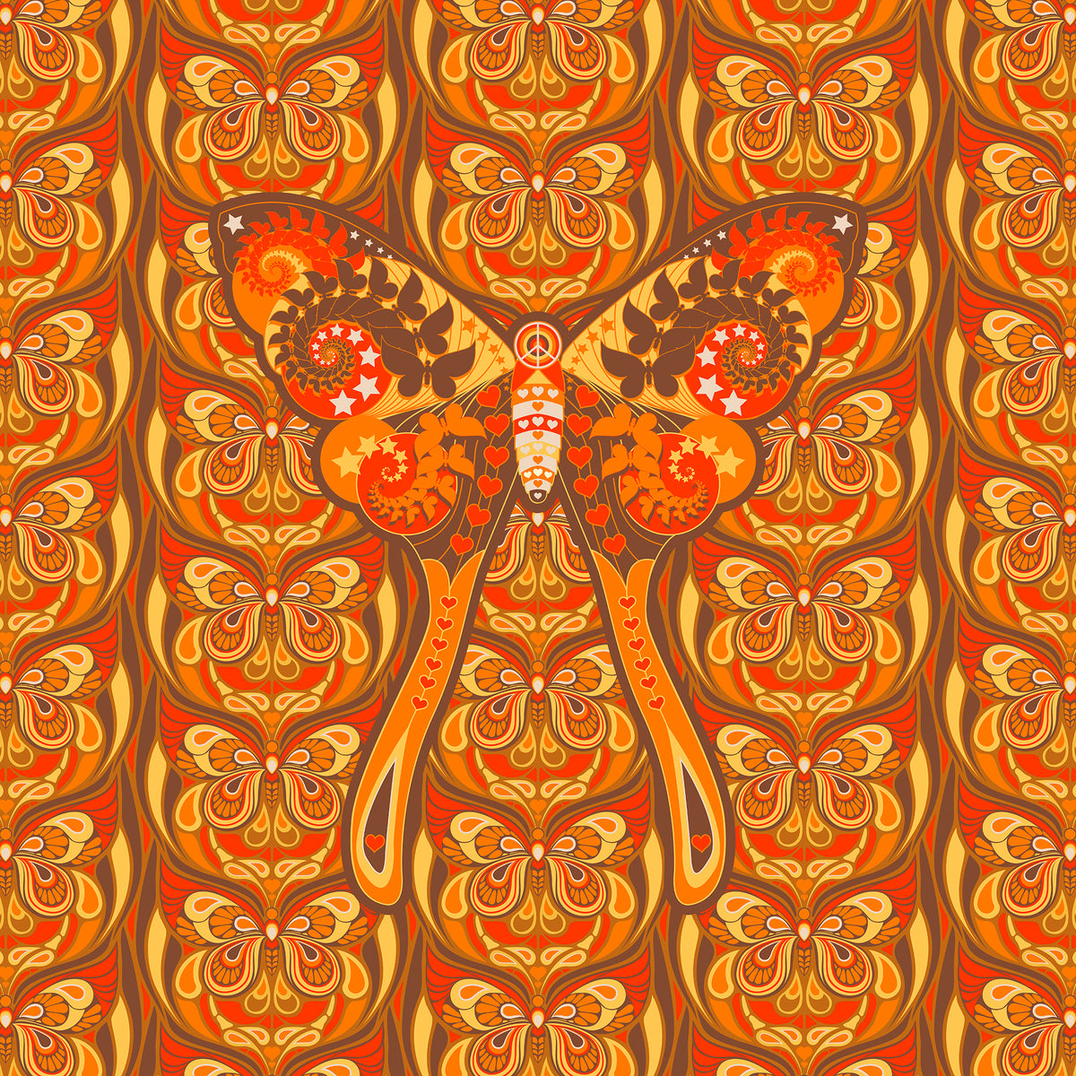 Butterfly Effect Sunset Duster Robe
