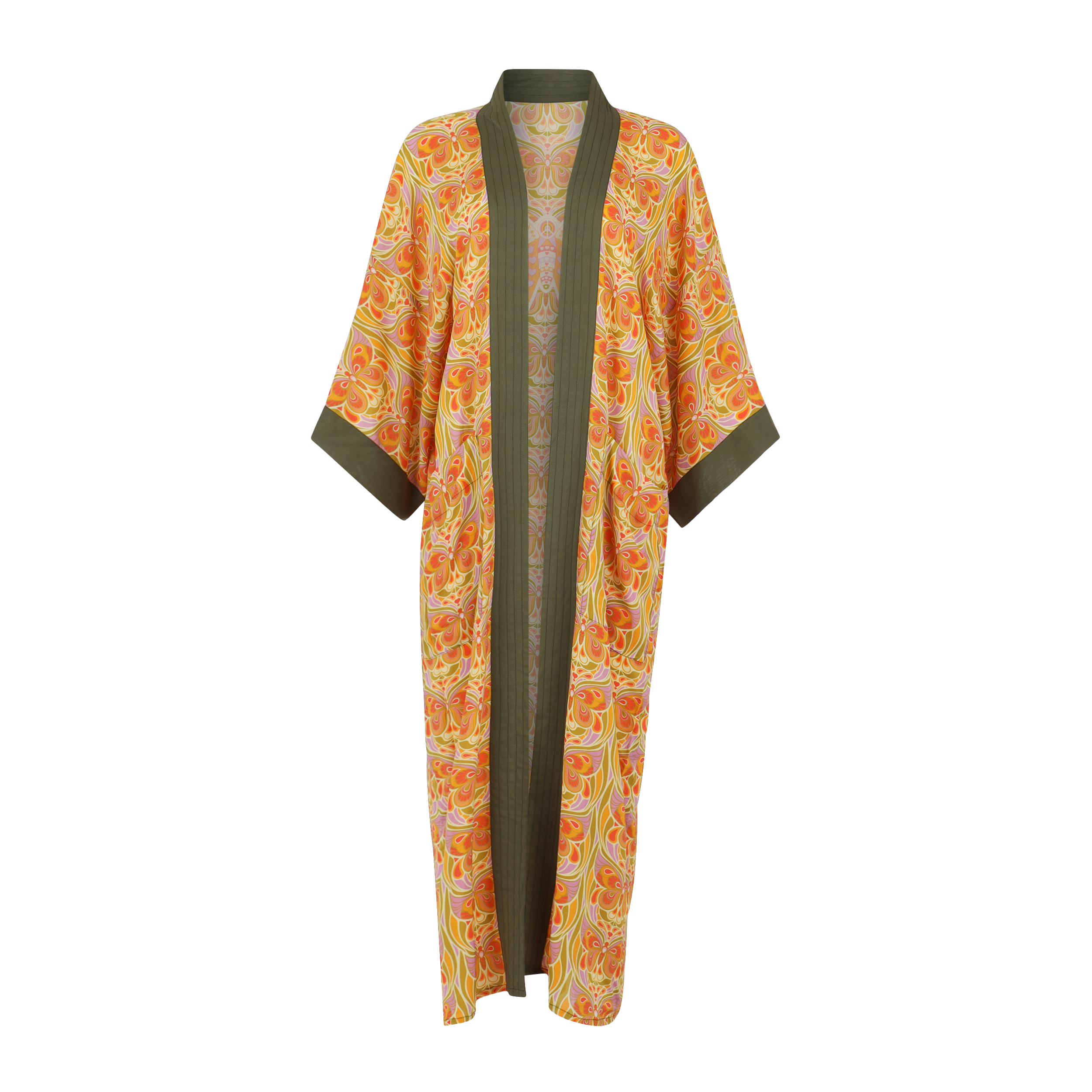 Butterfly Effect Citrus Duster Robe
