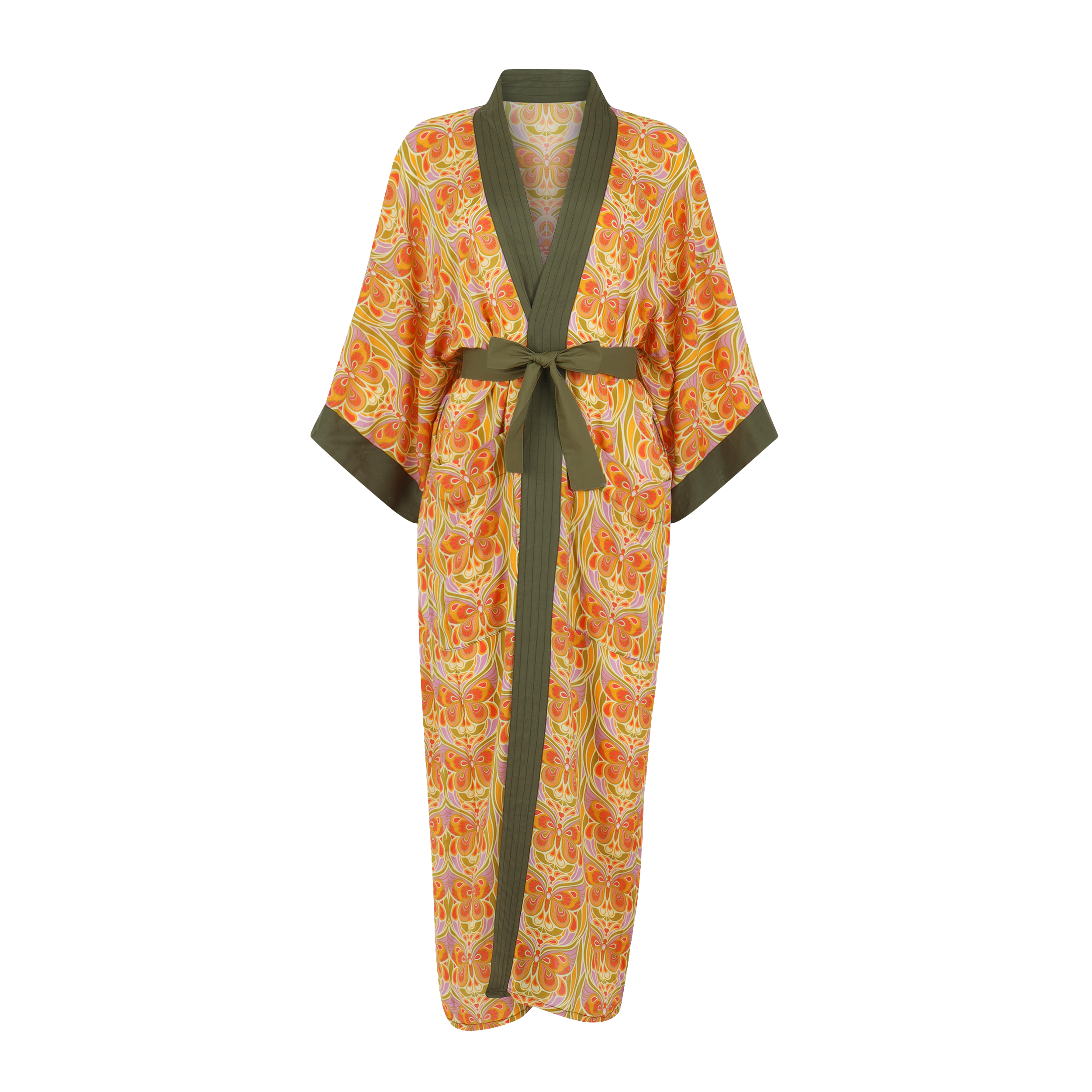Butterfly Effect Citrus Duster Robe