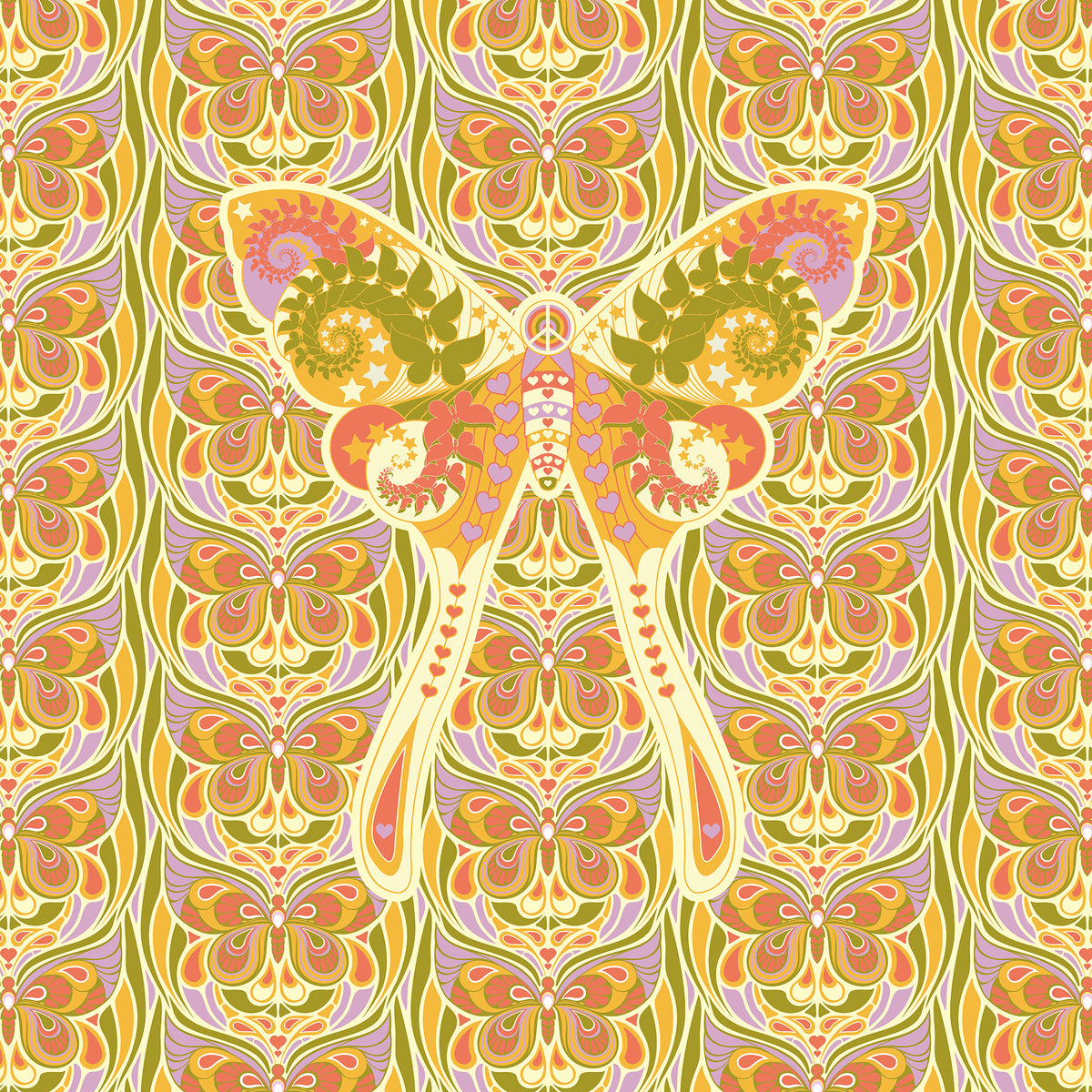 Butterfly Effect Citrus Duster Robe