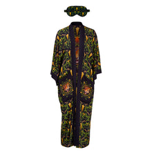 Load image into Gallery viewer, Hollywood Nights Kimono Robe and Sleep Mask Set