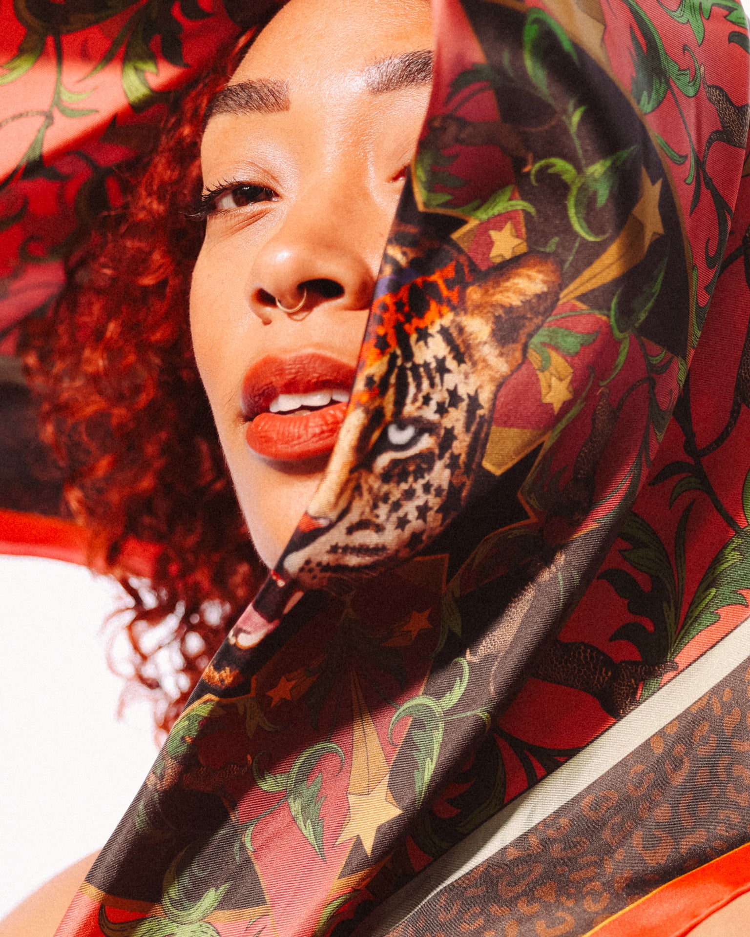 Hollywood & Vine Large Silk Scarf