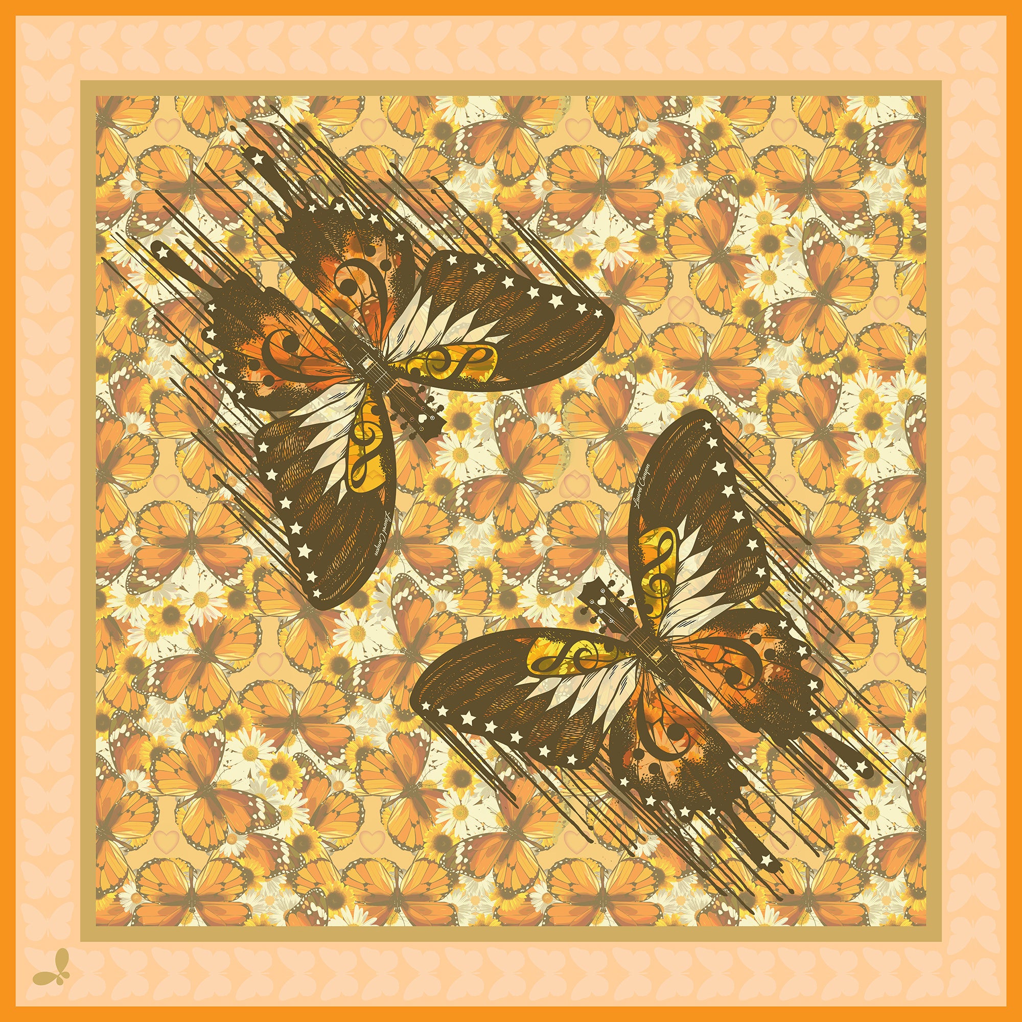 Laurel Canyon Large Silk Scarf