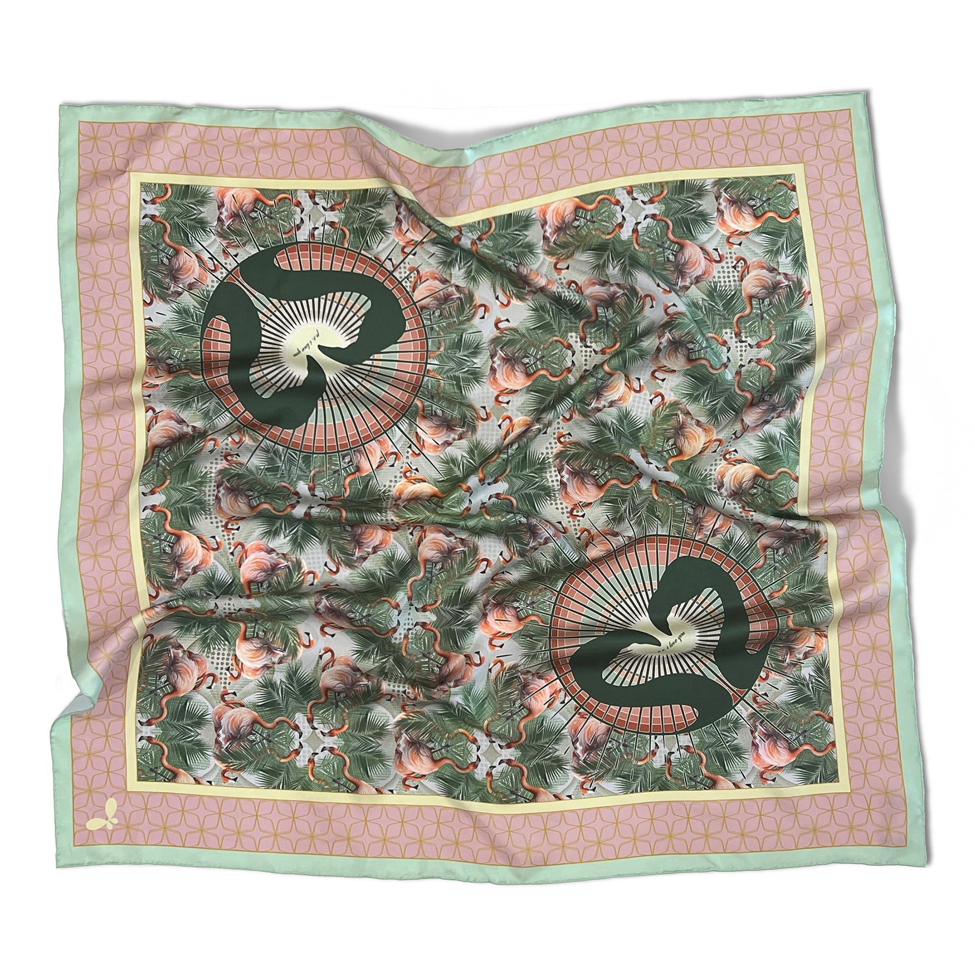 Palm Springs Large Silk Scarf