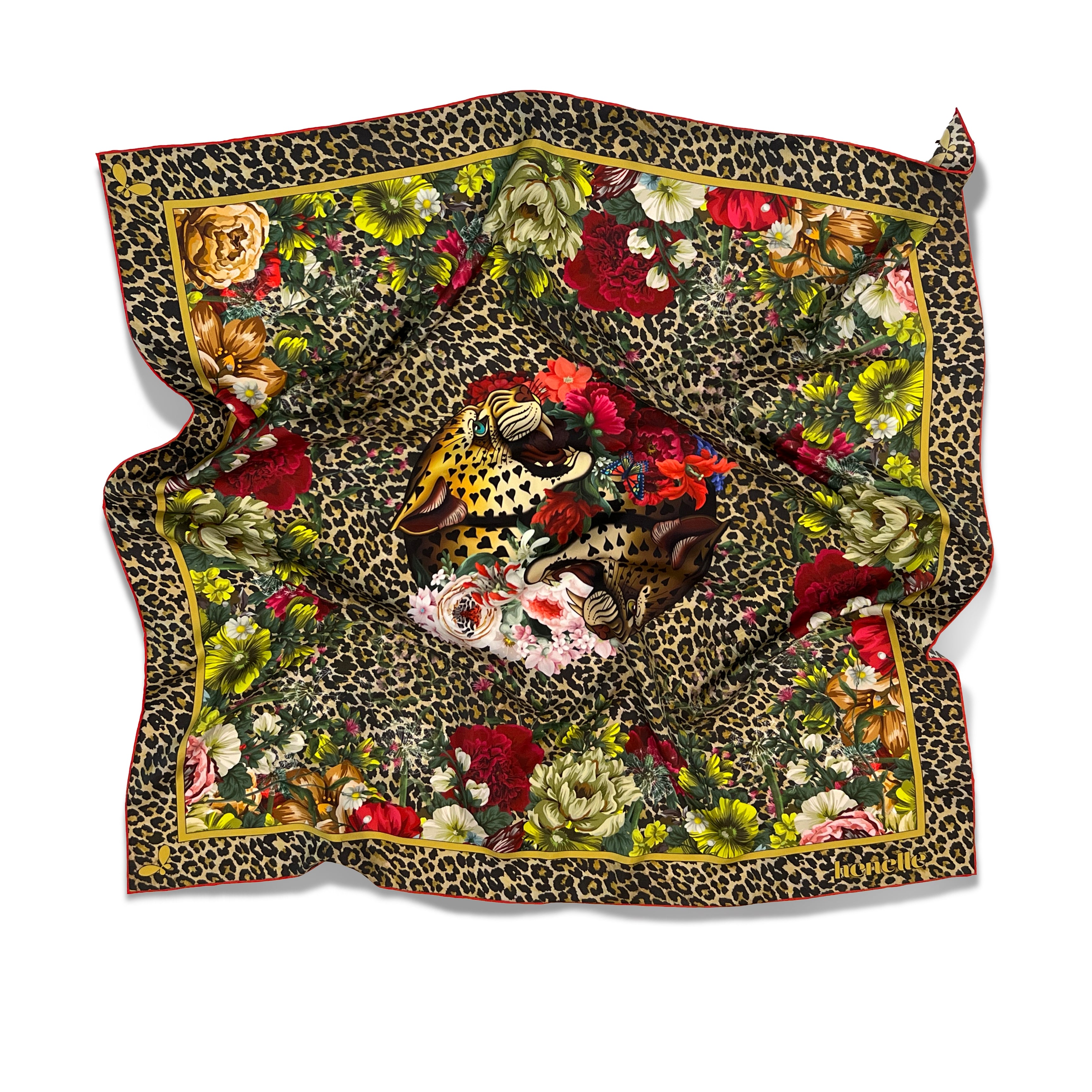 Wild Large Silk Scarf