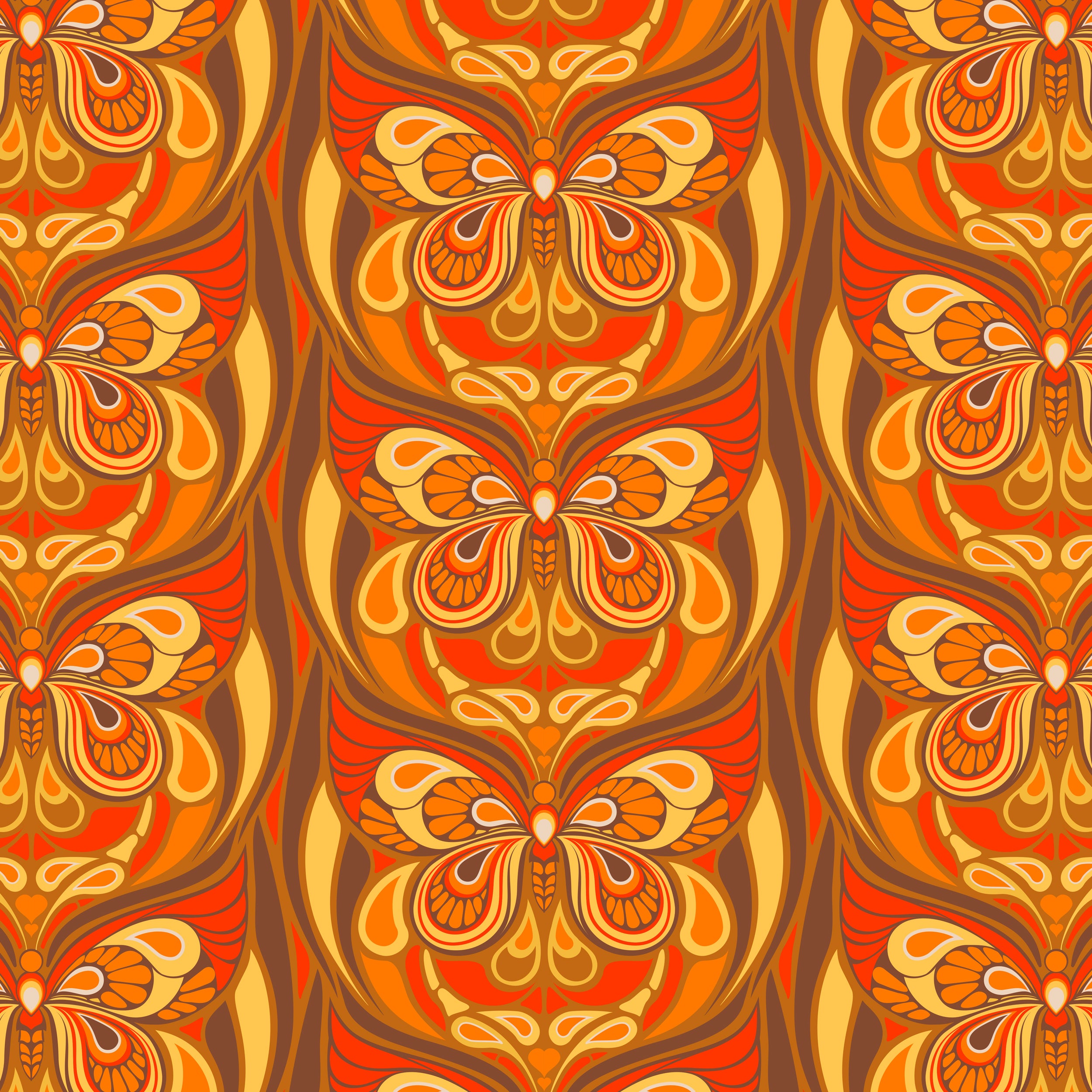 Butterfly Effect Sunset Silk Sleep Mask