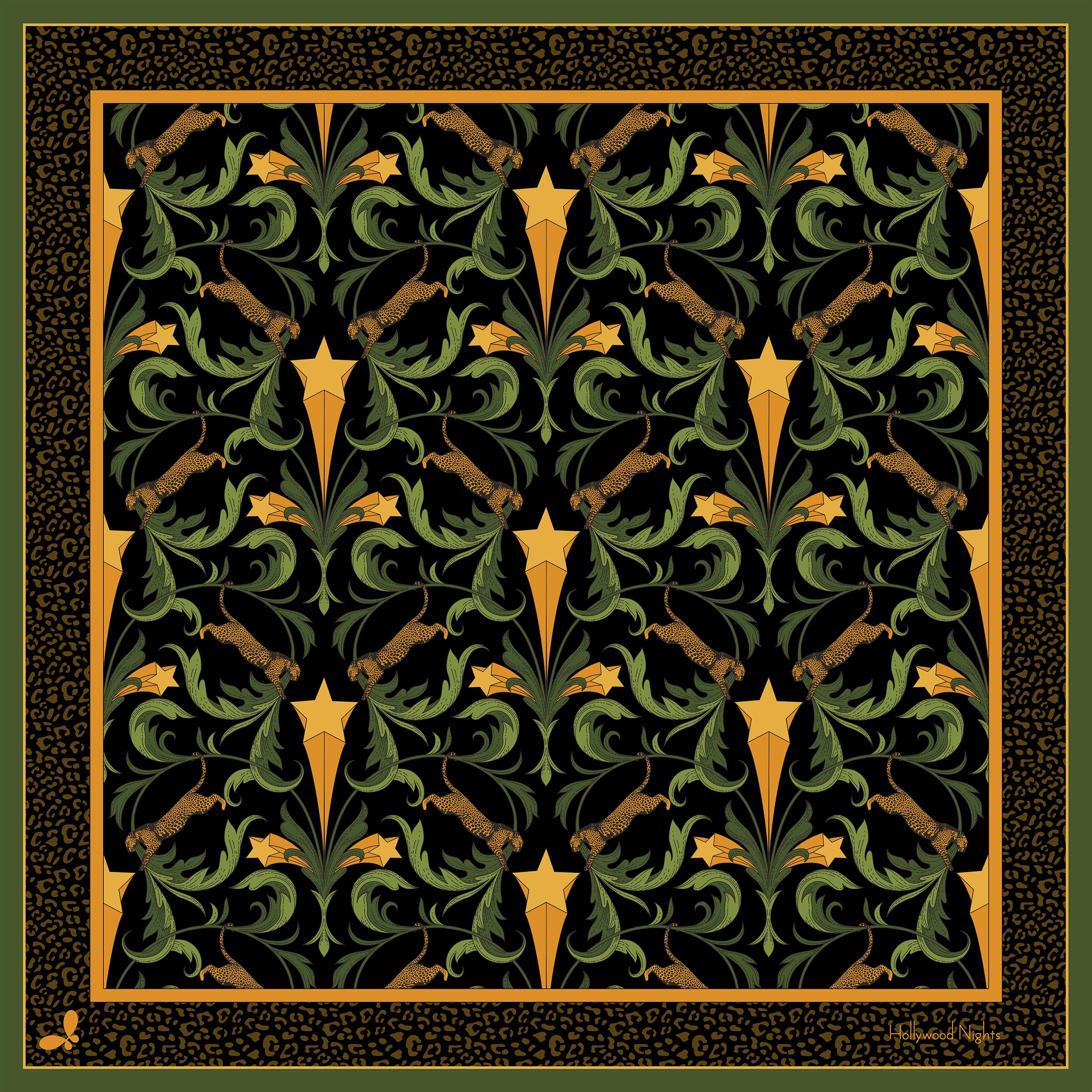 Hollywood Nights Silk Bandana