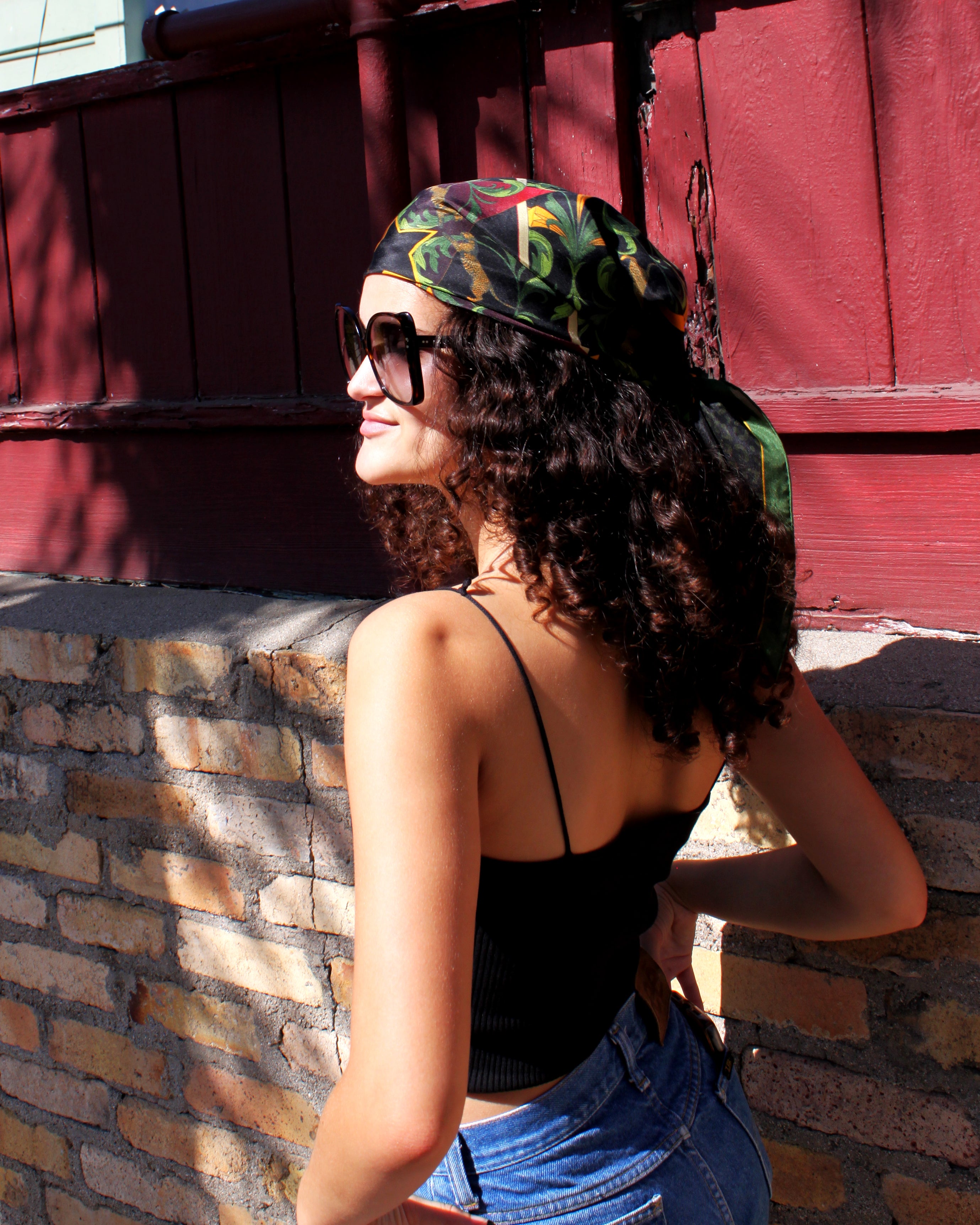 Hollywood Nights Large Silk Scarf