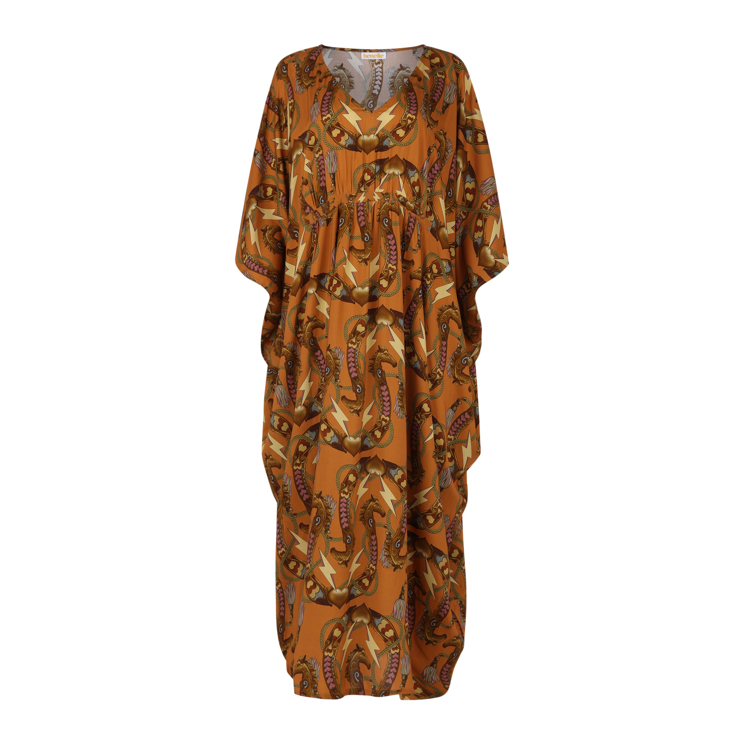 Lucky Horseshoe Kaftan Dress