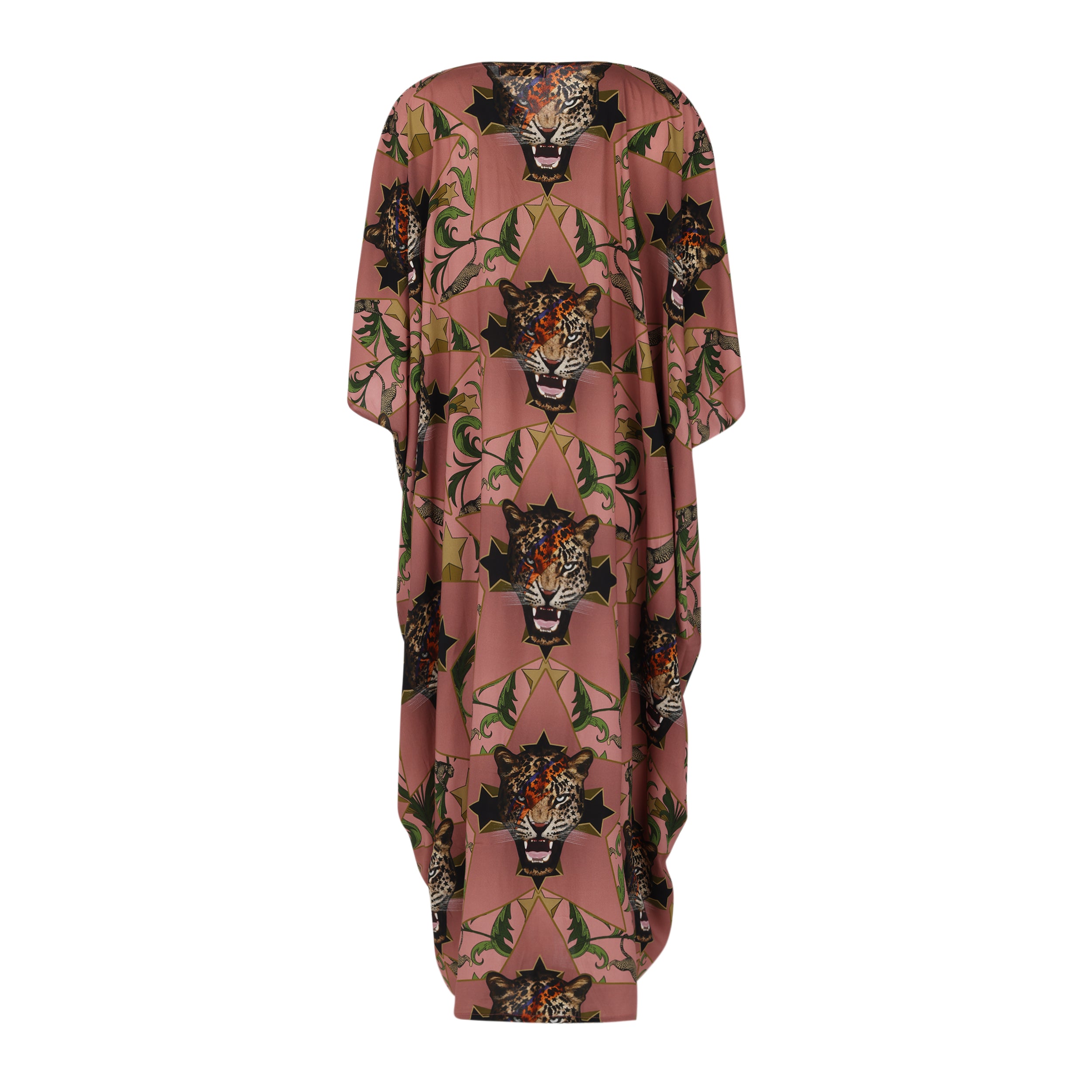 Starlight Leopard Kaftan Dress