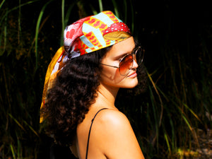 Venice Beach Large Silk Scarf