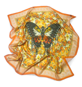 Laurel Canyon Large Vintage Wash Silk Scarf