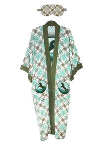 Malibu Canyon Kimono Robe & Sleep Mask Set